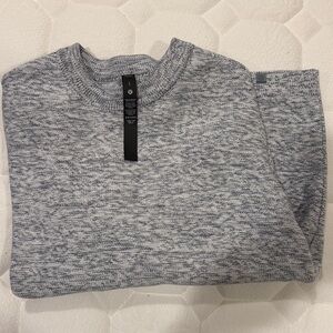 lululemon Heather Gray Knit Pullover